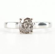 HALLMARKED 950 PLATINUM & DIAMOND SOLITAIRE RING