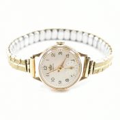 HALLMARKED 9CT GOLD MARVIN WRIST WATCH