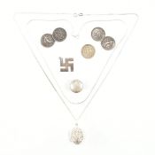 COLLECTION OF SILVER & WHITE METAL JEWELLERY