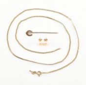 COLLECTION OF GOLD JEWELLERY