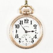 1920S ILLINOIS WATCH CO BUNN SPECIAL GOLD FILLED POCKET WATCH