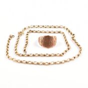 TWO VINTAGE 9CT GOLD JEWELLERY PIECES