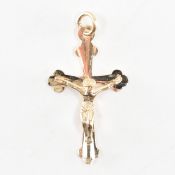 VINTAGE 9CT GOLD CRUCIFIX NECKLACE PENDANT