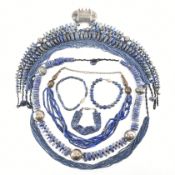 COLLECTION OF ASSORTED BLUE STONE & BEAD JEWELLERY