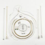 COLLECTION OF ASSORTED SILVER JEWELLERY