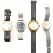 COLLECTION OF FOUR VINTAGE WRIST WATCHES