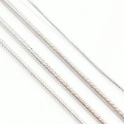 GROUP OF 925 SNAKE CHAIN NECKLACES