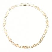 HALLMARKED 9CT GOLD BRACELET CHAIN