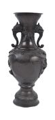 19TH CENTURY JAPANESE MEIJI BRONZE VASE