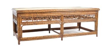 EARLY 20TH CENTURY CHINOISERIE BAMBOO LOW TABLE