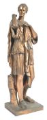 19TH CENTURY BRONZE FIGURINE OF DIANE DE GABIES