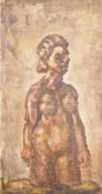 DORIAN LEVINE (20TH CENTURY) PORTRAIT STUDY OF THE HUMAN FORM