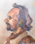 DORIAN LEVINE (20TH CENTURY) PORTRAIT STUDY OF A GENT
