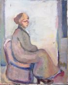 DORIAN LEVINE (20TH CENTURY) PORTRAIT STUDY OF A LADY