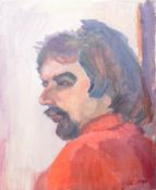 DORIAN LEVINE (20TH CENTURY) PORTRAIT STUDY OF A MAN