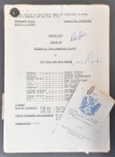 ESTATE OF BOB BAKER - DOCTOR WHO - BAKER'S PERSONAL SCRIPT