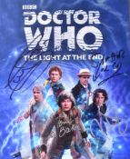 DOCTOR WHO - THE DOCTORS - AUTOGRAPHED 8X10