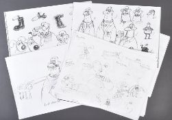 ESTATE OF BOB BAKER - WALLACE & GROMIT - PRODUCTION CONCEPT ART