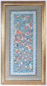 ESTATE OF BOB BAKER - FRAMED JAPANESE SILK PANEL