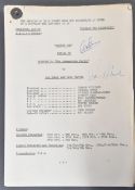 ESTATE OF BOB BAKER - DOCTOR WHO - BAKER'S PERSONAL SCRIPT