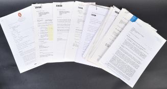 ESTATE OF BOB BAKER - DOCTOR WHO - ORIGINAL CONTRACTS