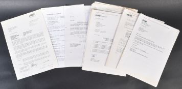 ESTATE OF BOB BAKER - DOCTOR WHO - ORIGINAL CONTRACTS