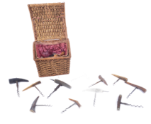 COLLECTION OF 19TH CENTURY VICTORIAN CORKSCREWS