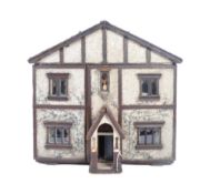 MIDCENTURY FURNISHED HANDMADE DOLL'S HOUSE