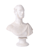 EARLY 20TH CENTURY PORCELAIN BISCUIT GLAZE ROMAN FIGURE