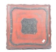 LATE VICTORIAN PAINTED WOODEN PORTFOLIO CASE BOX