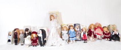 COLLECTION OF LEONARDO COLLECTION PORCELAIN DOLLS