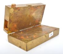 20TH CENTURY NEPALESE BAGNA CHAL BRASS TRAVEL GAME