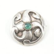 GEORG JENSEN DANISH SILVER BROOCH PIN CIRCA 1909 - 1914