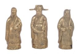 THREE 20TH CENTURY CHINESE IMMORTALS FIGURES
