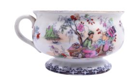 19TH CENTURY VICTORIAN STAFFORDSHIRE CHAMBER POT