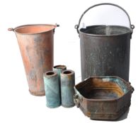 QUANTITY OF 20TH CENTURY BRASS & COPPER PLANTERS