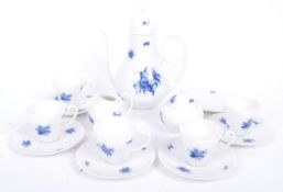 ROSENTHAL DEUTSCHE BLUMEN BLUE & WHITE PART TEA SERVICE