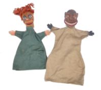 ANTIQUE EDWARDIAN PUNCH AND JUDY STYLE PUPPETS