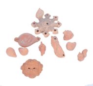 COLLECTION OF TERRACOTTA ANIMALS AND SCULPTURES