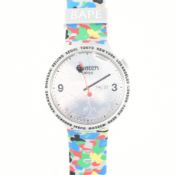 SWATCH X BAPE BIG BOLD TOKYO COLLABORATION HYPE STREET WEAR WRISTWATCH