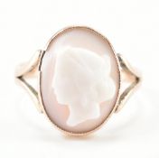 ANTIQUE GOLD CAMEO RING