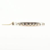 ANTIQUE GOLD & DIAMOND BANGLE BRACELET