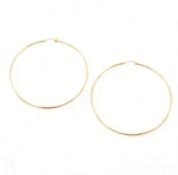 HALLMARKED 9CT GOLD HOOP EARRINGS