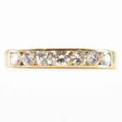GOLD & DIAMOND HALF ETERNITY RING