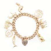 15CT GOLD CHARM BRACELET