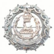 HALLMARKED VICTORIAN MILITARY SWEETHEART BROOCH PIN
