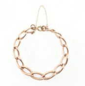 VICTORIAN 9CT GOLD FANCY LINK BRACELET