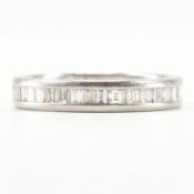 HALLMARKED 950 PLATINUM & DIAMOND ETERNITY RING