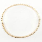 VICTORIAN HALLMARKED 9CT GOLD BANGLE