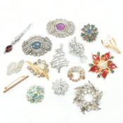 COLLECTION OF VINTAGE BROOCH PINS